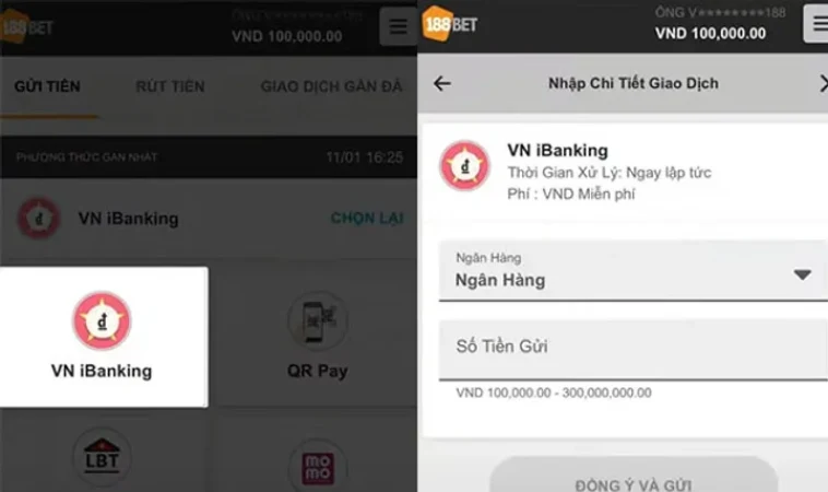 Nạp tiền 188Bet